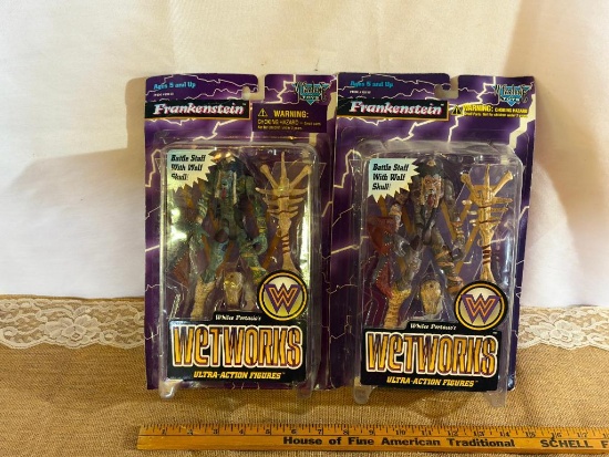 (2) MCFARLANE TOYS WETWORKS ULTRA-ACTION FIGURES "FRANKENSTEIN", NEW IN BOX
