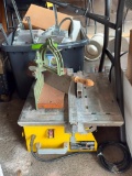 WORKFORCE TILE CUTTER AND A VINTAGE MITER SAW
