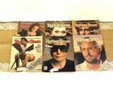 LOT OF ROLLING STONE MAGAZINES (15) JACK NICHOLSON, RINGO, JAMES TAYLOR, HARRISON FORD,