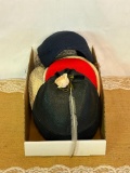 LOT OF (5) VINTAGE WOMEN'S HATS, SWEET GENE DORIS HAT, HATS BY NOREEN FASHION, SCHUSTERS, EVA MAE