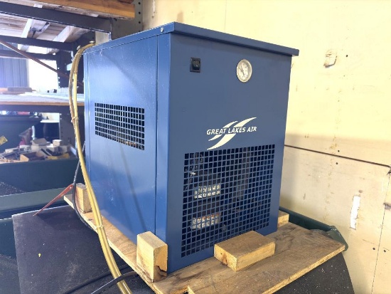 (2010) GREAT LAKES AIR REFRIGERATED TYPE AIR LINE DRYER, MODEL: EDR-A1-116, S/N: 36325, 230 PSIG
