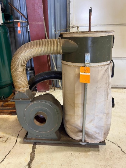 GRIZZLY SINGLE BAG DUST COLLECTOR, 2 H.P.