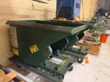 JESCO ROLLING TYPE HOPPER/DUMPSTER, MODEL: 211305, .33YD/4,000 LB. CAPACITY