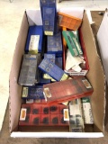 BOX WITH ASSORTED INSERTS; SUMITOMA ELECTRIC ACP200, ACP300, OSCAR HM90 ADKT 1505PPR; ZENIT APKT