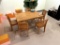 CHILDRENS TABLE, MAPLE BUTCHER BLOCK TOP, 30-1/8