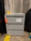 GREY METAL HORIZONTAL FILE CABINET, LEGAL 3-DRAWER, 18