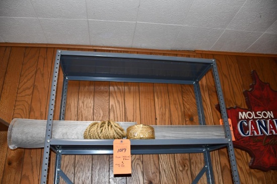 ROPE, NATURAL FIBER & ROLL OF SCREEN
