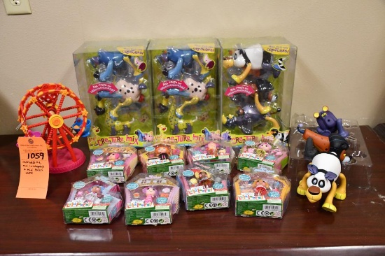 CREATURES MIX, MINI LALALOOPSY'S & MINI FERRIS WHEEL