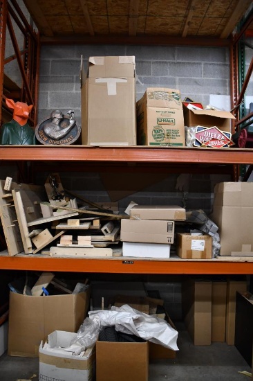 CONTENTS OF ALL LEVELS OF PALLET RACKING