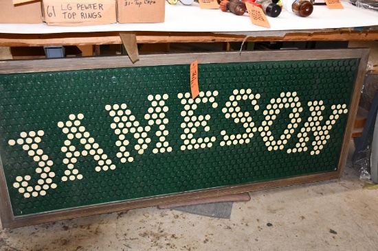 JAMESON URETHANE WALL DISPLAY, 30"H X 73"W