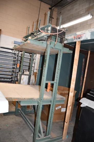 PNEUMATIC PRESS TABLE, 2 BAG, 94"H X 52"W X 48"D