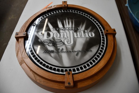 DON JULIO TEQUILA SIGN, 21" DIAMETER