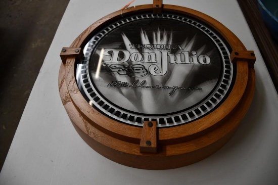 DON JULIO TEQUILA SIGN, 21" DIAMETER