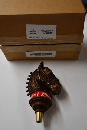 BUDWEISER/BUD HERITAGE CLYDESDALE TOP HANDLE, ANHEUSER-BUSCH, NIB