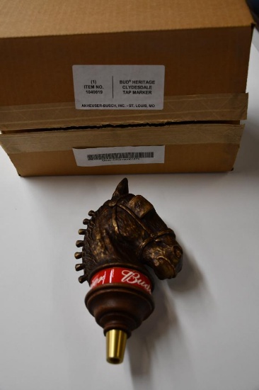 BUDWEISER/BUD HERITAGE CLYDESDALE TOP HANDLE, ANHEUSER-BUSCH, NIB