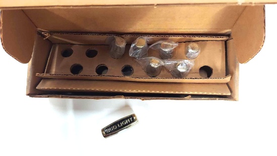(7) METAL BUD LIGHT TAP MARKERS