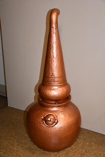 WOODFORD RESERVE COPPER COLORED POT STILL, 28"H, NIB (PIC IS REPRESENTATIVE)