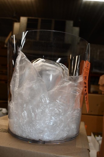 PLASTIC COCKTAIL GLASS DISPLAY, 12" HIGH