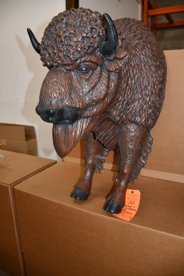 BUFFALO 3' RIGID URETHANE FOAM WALL HANGING, NIB