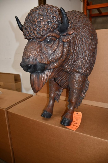 BUFFALO 3' RIGID URETHANE FOAM WALL HANGING, NIB