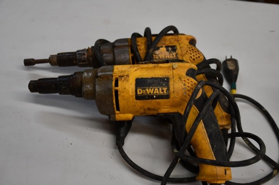 (2) DEWALT DW268 SCREWDRIVERS