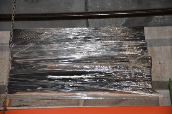 PALLET OF BLACK SPINNER TABLE BLANKS