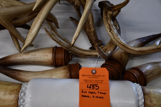 BULL HORN, (4) SMALL HORNS, (7) SHEDS