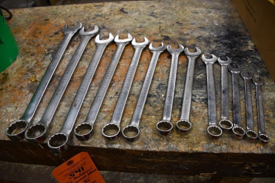 ACE PROFESSIONAL COMBINATION WRENCH SET, 1/2"-1-5/16", 13 WRENCHES