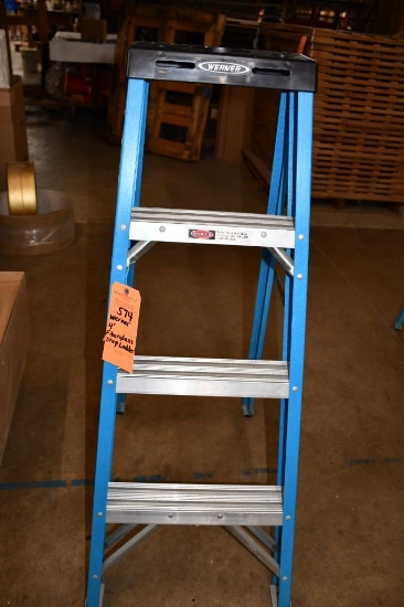 WERNER 4' FIBERGLASS STEP LADDER