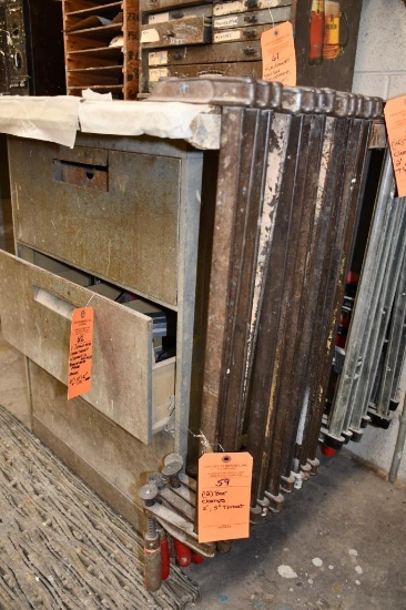 (12) BAR CLAMPS, 2' LONG, 5" THROATS