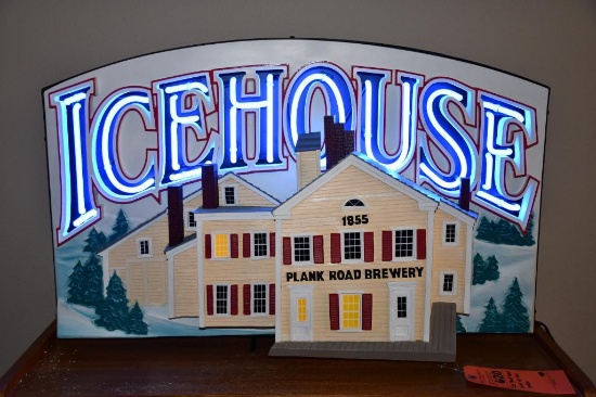 ICE HOUSE NEON LIGHT UP SIGN, WORKS