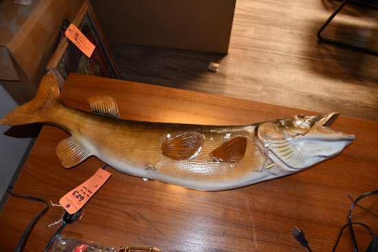 LARGE FISH WITH ELECTRIC LIGHT, 41" LONG