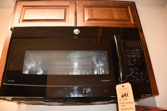 GE BLACK PROFILE CONVECTION OVEN, 16" X 30" X 16"H, MODLE PVM9179DF2BB