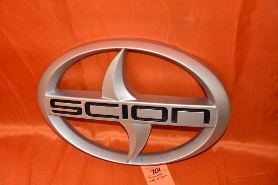 SCION LOGO MADE OF FOAM