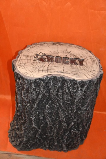 ROCKY TREE STUMP, 18"