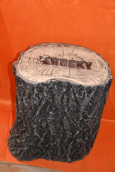 ROCKY TREE STUMP, 18"