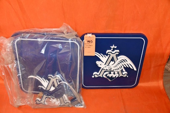 (2) BLUE & WHITE EAGLE A SIGNS