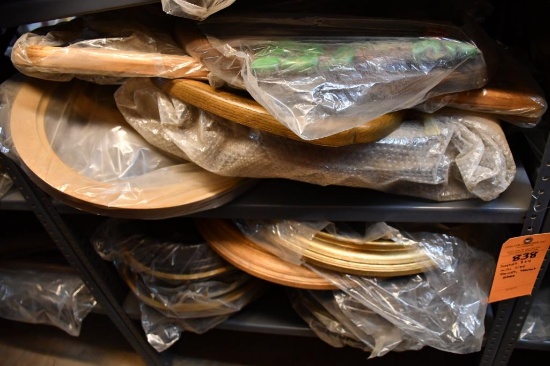 SHELVES 3 & 4: MISC. SIZE FRAMES, VARIOUS COLORS