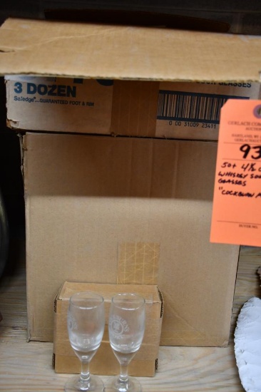 50+ 4-1/2 OZ. WHISKEY SOUR GLASSES, "COCKBURN PORT"