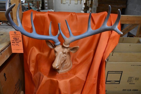 STAG HEAD W/HORNS MOLD, 26"H X 23"W