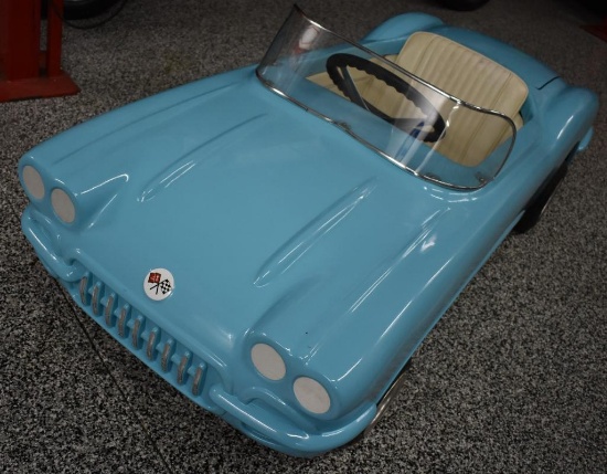 Rare 1950S YARD-MAN 1958 CHEVROLET CORVETTE GO-CART, WITH BRIGGS AND STRATTON ENGINE AS SHOWN