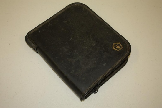 VINTAGE MASERATI TOOL KIT, FIRST AID LEATHER BAG