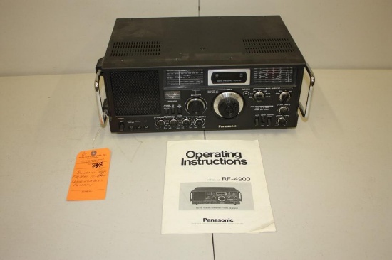 PANASONIC RF-4900 FM/AM 10 BAND COMMUNICATION RECEIVER