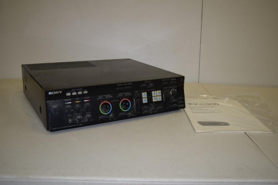 VINTAGE SONY VIDEO MULTI COLOR CORRECTOR XV-C900 WITH MANUALS