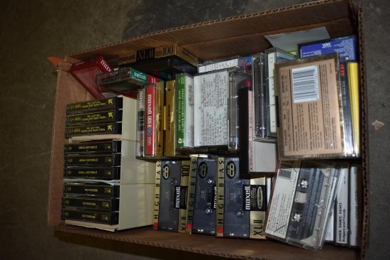 BOX OF CASSETTE MUSIC TAPES, LATE 30'S, PIANO, WALTZ ETC.