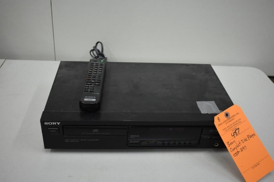 SONY COMPACT DISK PLAY, CDP-297