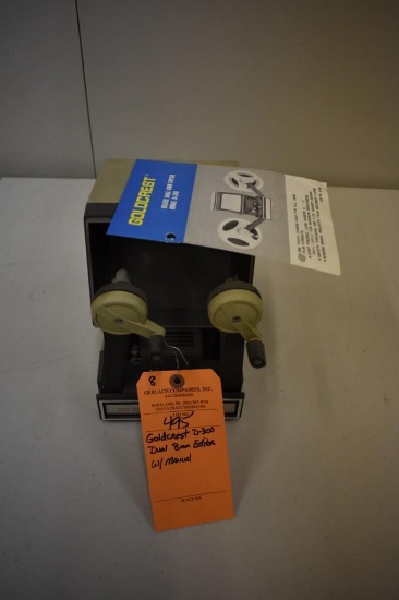 GOLDCREST D-300 DUAL 8MM EDITOR WITH MANUAL