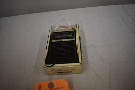 REALTONE AM/FM TRANSISTOR RADIO WITH EAR PLUG