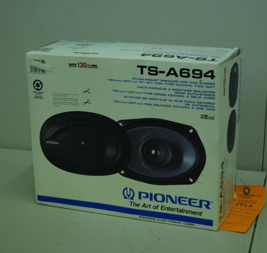 VINTAGE PIONEER TS-A694 CAR SPEAKERS, NEW IN BOX