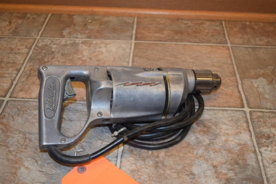 VINTAGE MILWAUKEE 1000 CORDED ELECTRIC DRILL WITH CHUCK